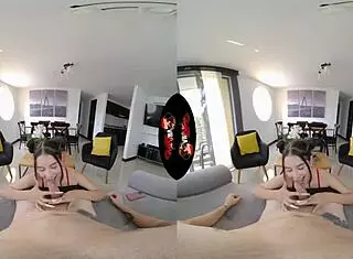 So this super cute latina gets into anal fucking in a real vrlatina scene