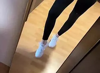 good morning, wanna see more of my barefoot feet fetish with smelly socks and nylon?