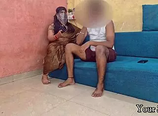 STEPSON GOT BREAKUP so STEPMOM HELPS RELEASE STRESS with blowjob cumshot big ass doggystyle creampie in homemade pov