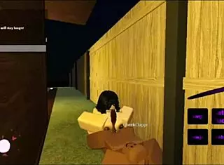 Latina gets filled by monster BBC in Roblox session.