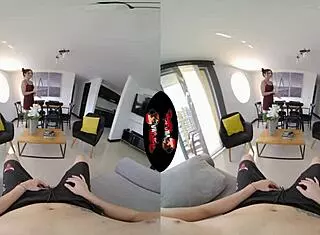 So this super cute latina gets into anal fucking in a real vrlatina scene