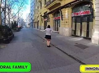 Horny Czech Brunette Taylee Woods Threesome in Budapest