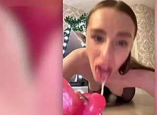 Blowjob ass fuck and anal fisting from webcam girl - vikusik22a