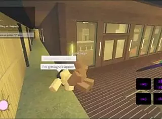 Latina gets filled by monster BBC in Roblox session.