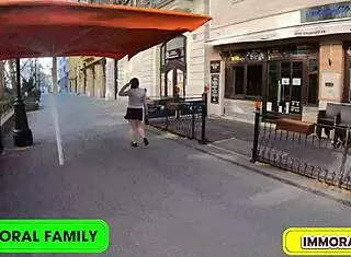 Horny Czech Brunette Taylee Woods Threesome in Budapest