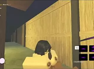 Latina gets filled by monster BBC in Roblox session.