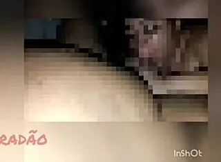 The submissive bbw prostitute took a huge load in her fat ass while her cuckold husband watched in humiliation.