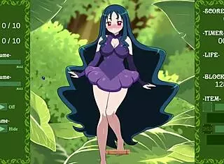 Whoa, check this gameplay stripping brick breaker minigame hentai game with clothes ripped action!