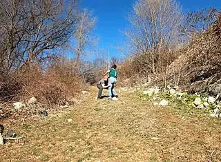 best of wedgies part 1 with curvy milf flashing big ass outdoors