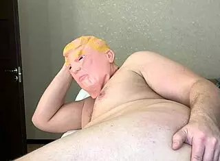 Intimate Waxing Session with Donald T Turns Kinky! Blonde Milf in Gloves Gets Tight Pussy Fucked Hard