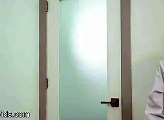 horny lesbian nurse dives into wet pussy licking with her patient in hospital room