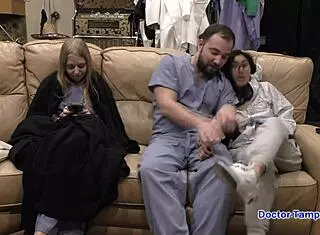 Dr Tampa performs physical on bratty orphan cheerleader Jasmine Rose with behind the scenes details