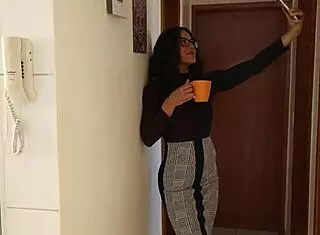 even though she works hard, this curvy latina babe craves a deep doggystyle fuck 😏🍑