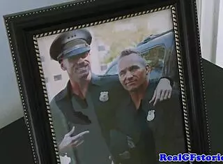 Horny Housewife Gets Facial From Husband's Pal In Glamour Storyline With Adorable Brunette Milf Tattoo Piercing