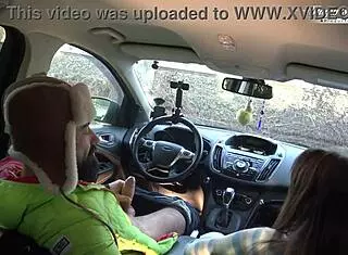 hey check lili charmelle behind scenes with outdoor car fuck creampie cowgirl ride and handjob