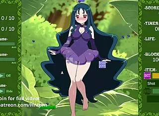 Whoa, check this gameplay stripping brick breaker minigame hentai game with clothes ripped action!