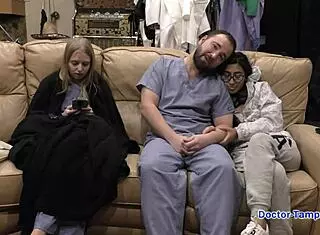 Dr Tampa performs physical on bratty orphan cheerleader Jasmine Rose with behind the scenes details