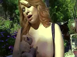 femdom lacie handjobs big black cock for cumshot on big tits in heels