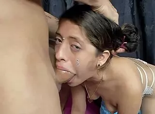 Horny Roxy Devours Lover's Monster Cock