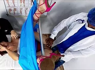 Well-Endowed Doctor Fucks Cuckold's Wife from Behind