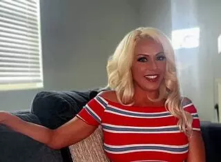 hot blonde taylor vixxen dives into her first bbc pounding with deepthroat and wet pussy action