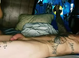 Blow job by blond contrasts with her big cock handling skills