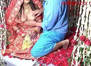 Indian stepmom spreads for creampie in taboo homemade missionary quickie