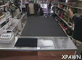 hey sexy harlot, why not bend over for rough doggystyle sex right here in the shop?