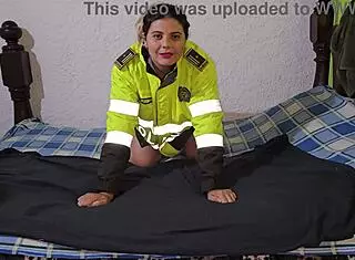 police alert that blonde latina sucked and licked my cock before sleeping