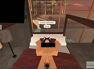 i'm getting fucked on the hidden side of roblox as a rough slut with blowjob and creampie action