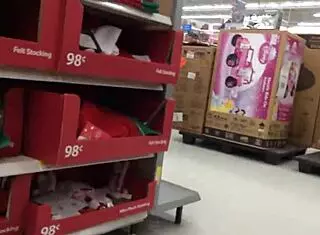 One candid mom shopping captured