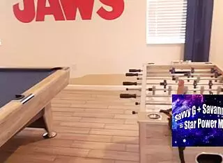 Lesbian Lust on the Pool Table