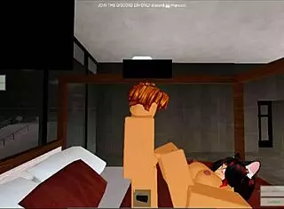 i'm getting fucked on the hidden side of roblox as a rough slut with blowjob and creampie action