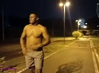 Wife filmed sucking big dick in city square