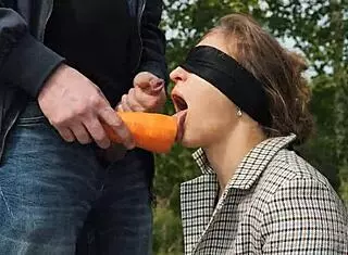 Hey, my best friend cheats outdoors with big black banana taste game again