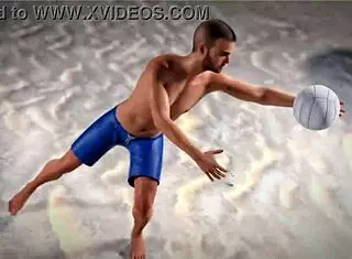 Beauty and the Thug - Beach Ball Topless Adventure