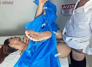 Doctor fucks patient during gynecological exam