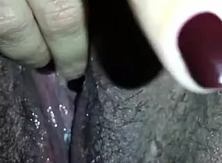 Slut fingering her pussy deep while cumming hard