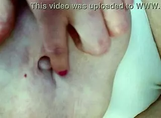 Dawn boldly cums hard in white satin briefs for Ryan then mails them