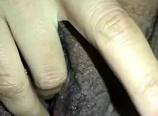 Slut fingering her pussy deep while cumming hard