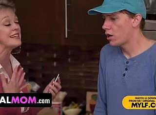 Analmom - bored housewife Dee Williams gets drilled by cute boy