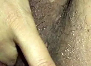 Slut fingering her pussy deep while cumming hard