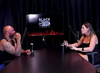 Family Turns Away As Agatha Mama Records With Carlos Urach And Subscribers In See-Through Outfit