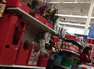 One candid mom shopping captured