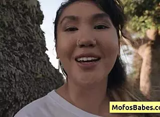 sexy and hot asian teen 18+ reveal her natural big boobs to her friend outdoors tomie tang charles dera