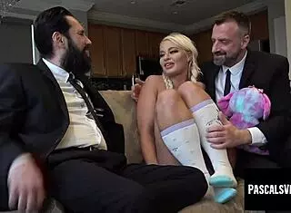 brit milf london river gagged and anally fucked hard by monster cock 😱