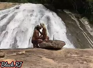 Who Knew Nature's Magic Would Lead Amandinha Black RJ And Edu Black RJ To Interracial Passion!