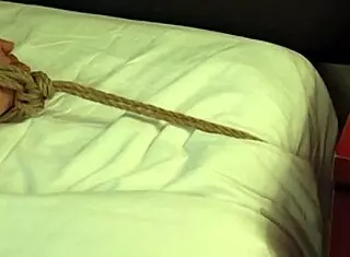 Bound cutie lisa mai gets helpless pussy drilled hard by scott rhodes sex machine