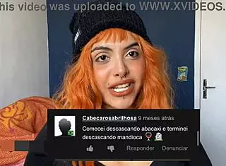 lendo comentários do meu vídeo boquete macio gordinha
