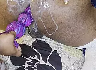 Abw Fucks Shit Outta Husband in Anal Amateur Action with Dildo Toys. Ebony Wife Spreads Asshole for Cum Covered Dripping Humiliation in Homemade Femdom Scene.